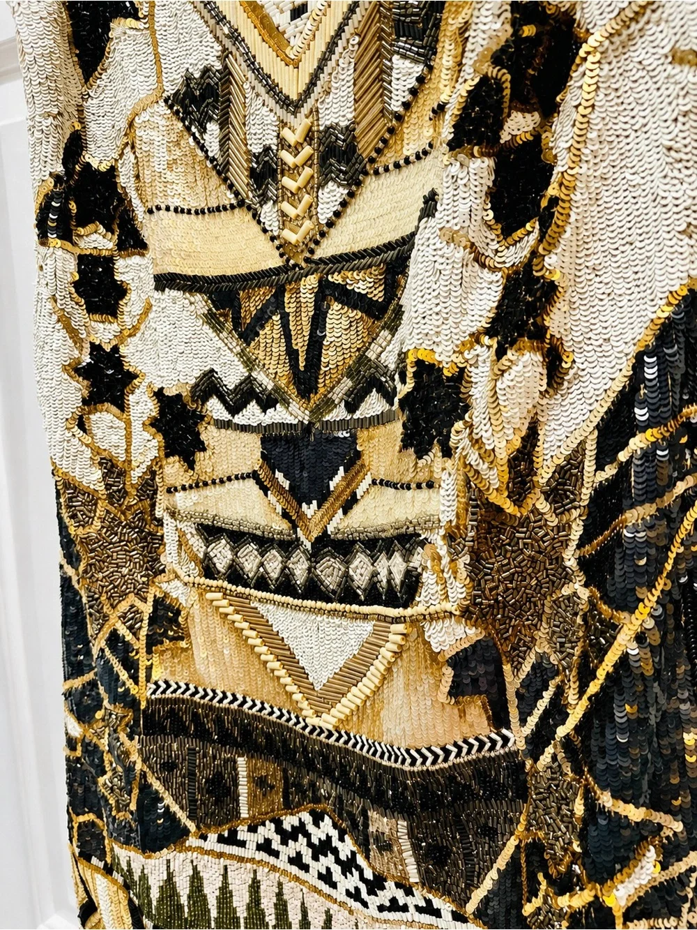 Anthropologie Bendito Pie Sequin Mini Dress size M EUC